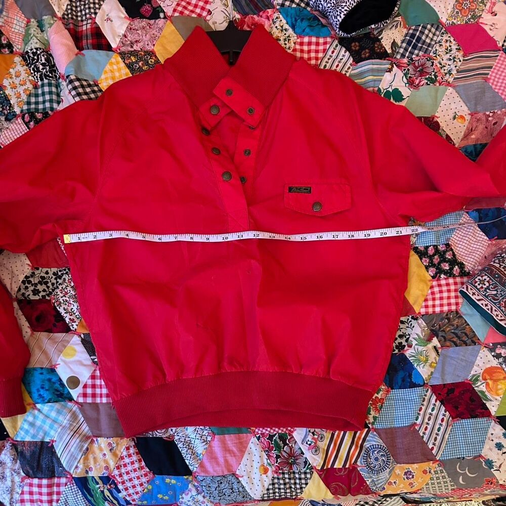 Eddie-bauer Men's Red and Pink Jacket